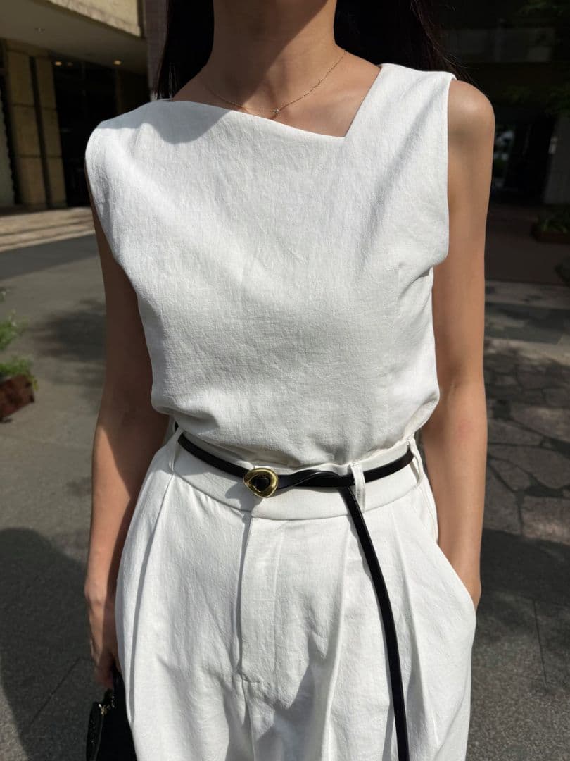 トップス CARLA Lady linen like tops