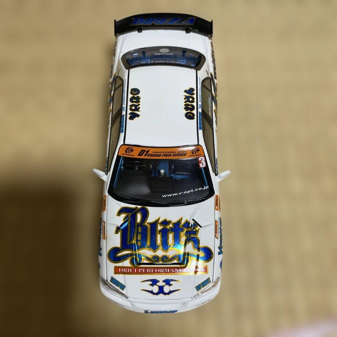 D1グランプリ　ブリッツスカイラインER34 ミニカー　　1/24 のむけん