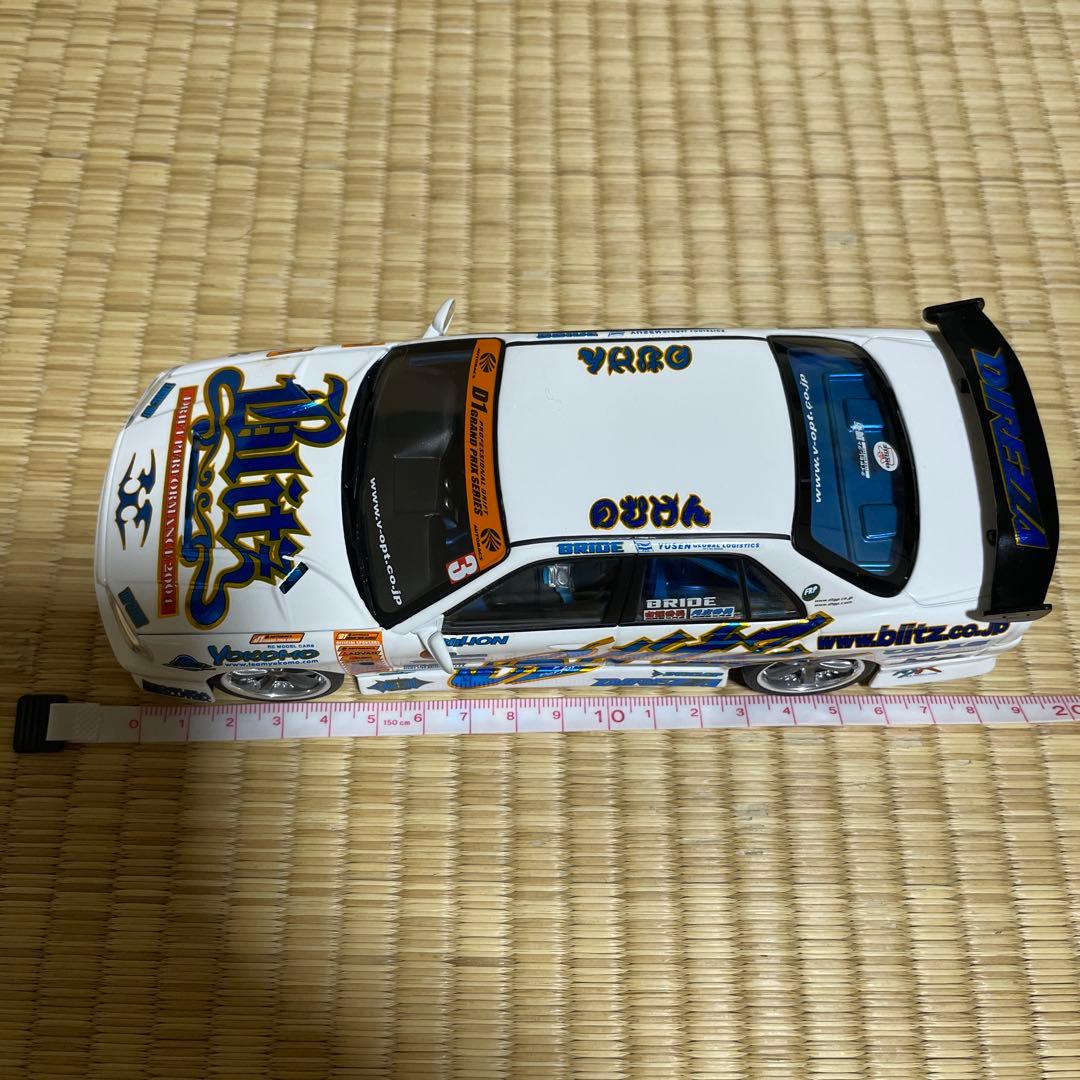 D1グランプリ　ブリッツスカイラインER34 ミニカー　　1/24 のむけん