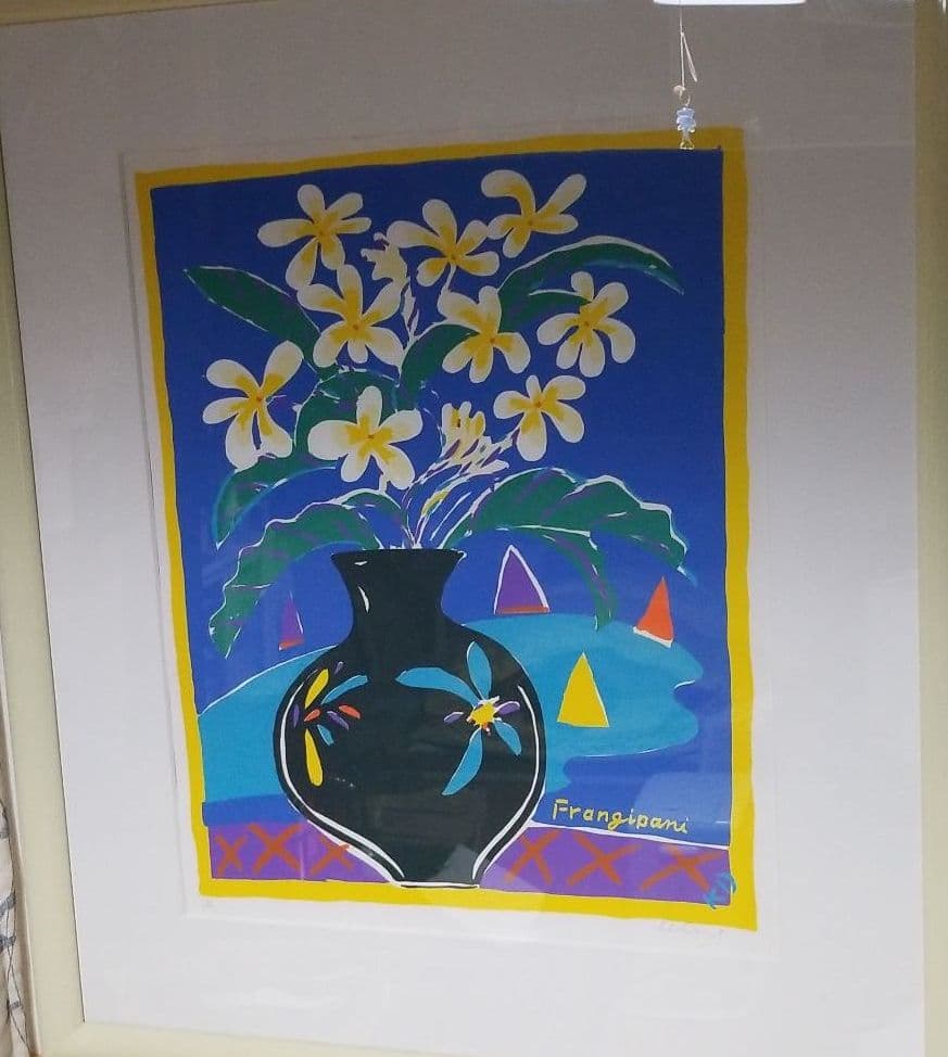 ケン・ドーン】シルクスクリーン版画「Frangipini」