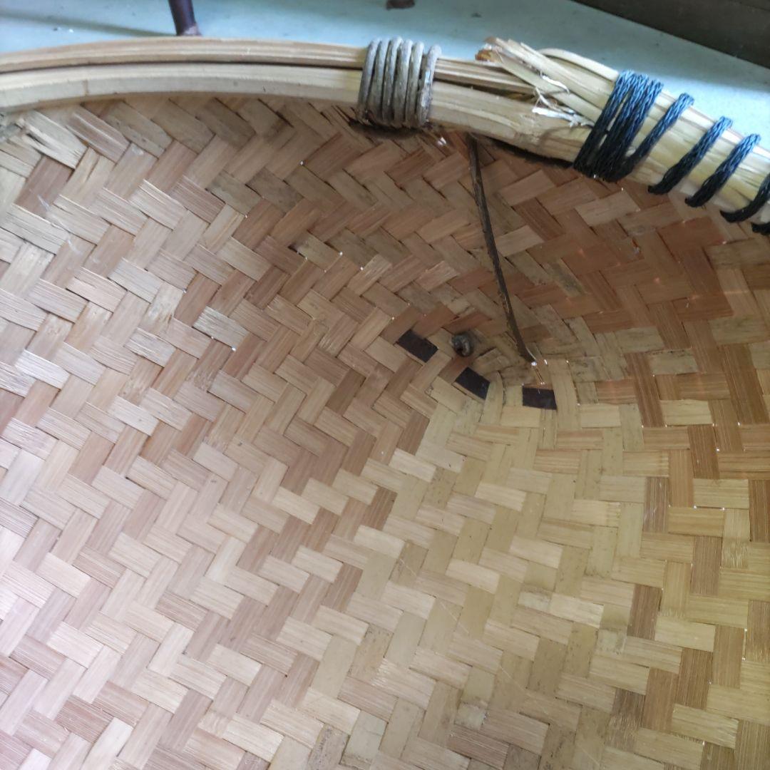 昭和レトロ 民具 箕 竹製 農具 アンティーク 貴重品