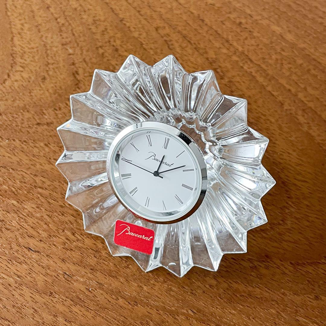Baccarat (バカラ) ミルニュイ 置き時計 専用箱付き