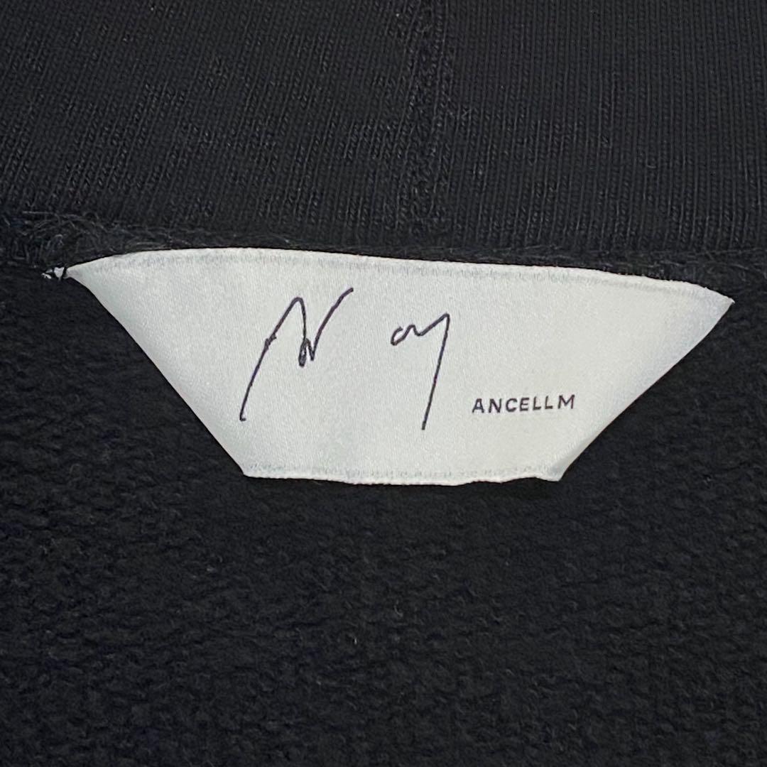 トップス ANCELLM OVER SWEAT COAT HOODIE