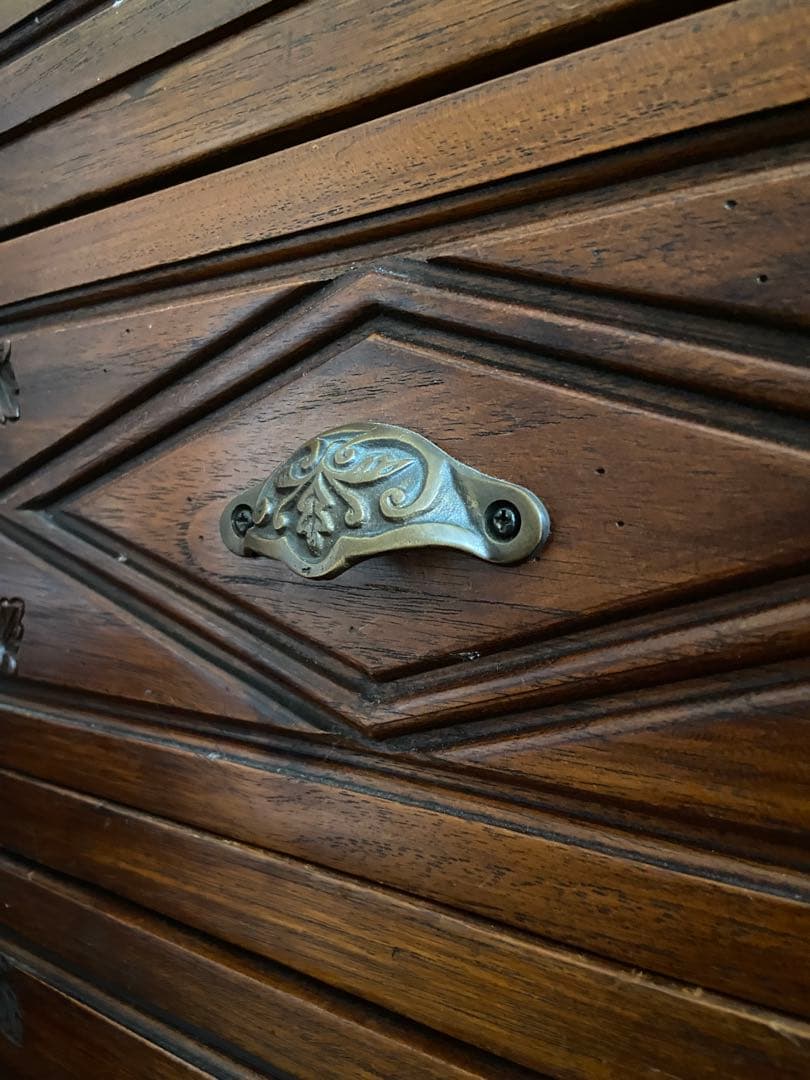 木製ヴィンテージキャビネット アジアン風 サイドボード