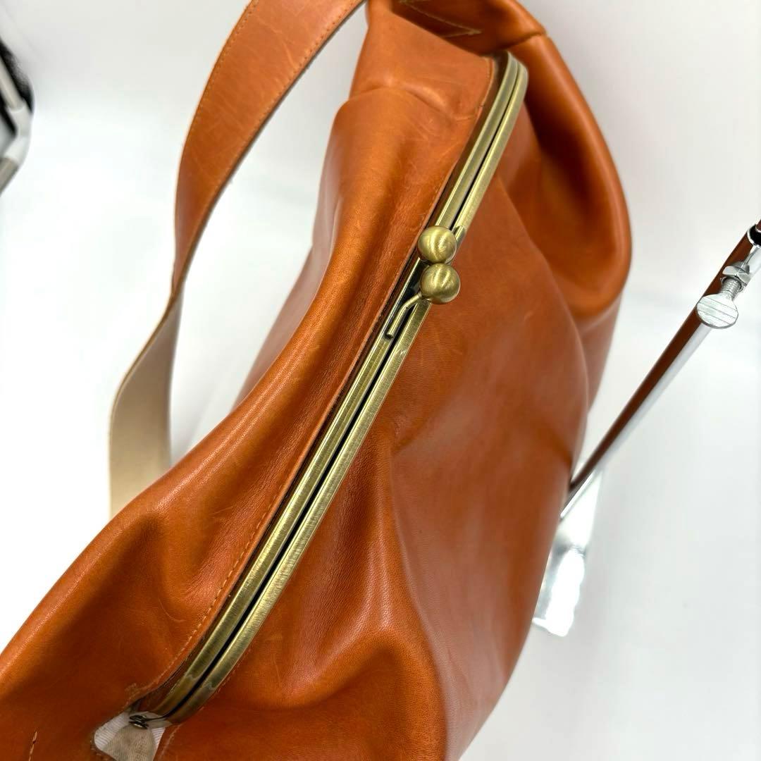 【ayat】macro mauro GANMA がま口 ショルダーバッグ