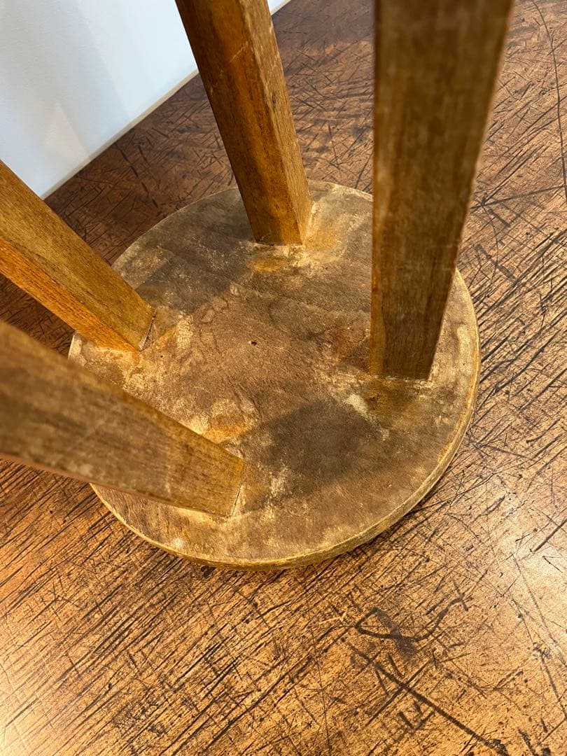 丸椅子 古道具 スツール 昭和レトロ アンティーク ビンテージ