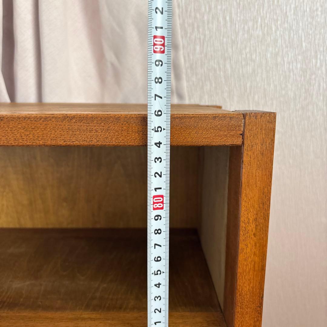 リユース様専用 木製 5段 CD DVDラック ブラウン 棚 ハンドメイド