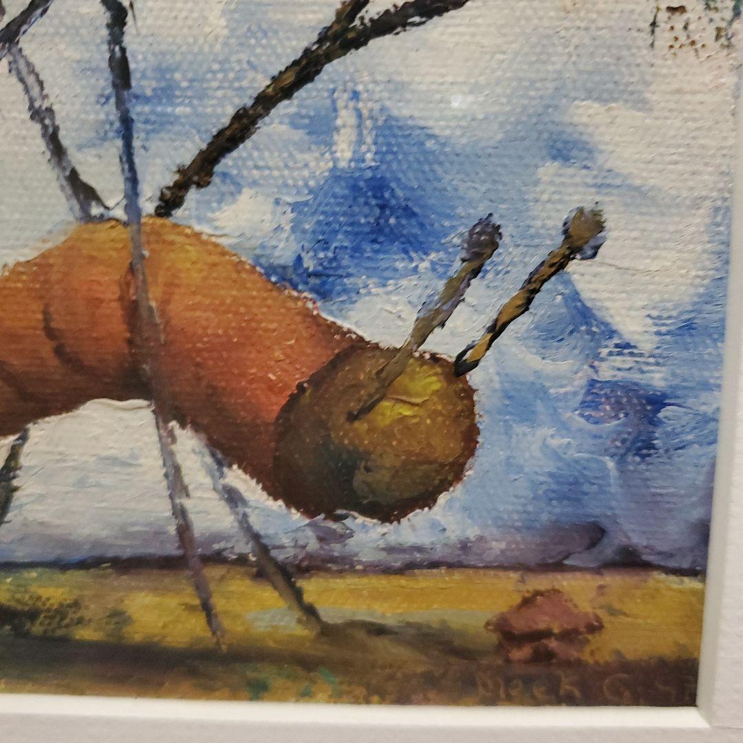 油絵、虫、アフリカアート