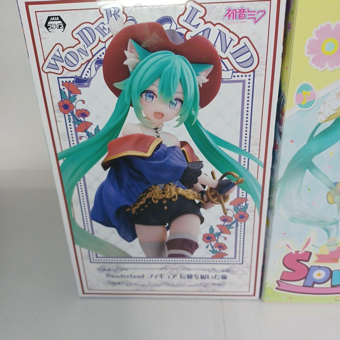 初音ミク フィギュア　デスクトップキュート　猫　長靴を履いた猫　イースター