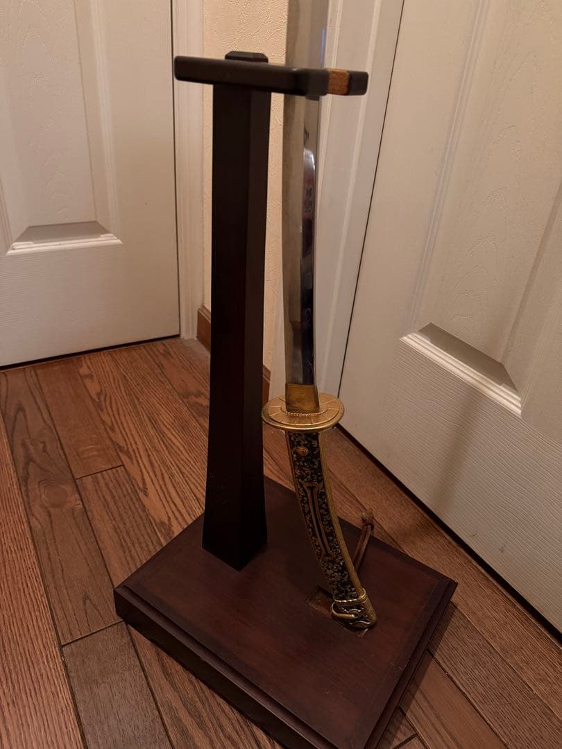 螺鈿 模造刀 スタンド付き