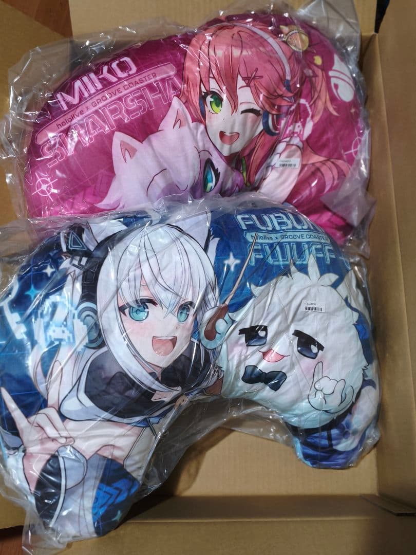 タイクレ限定 白上フブキ さくらみこ ゲーミングクッション ホロライブ