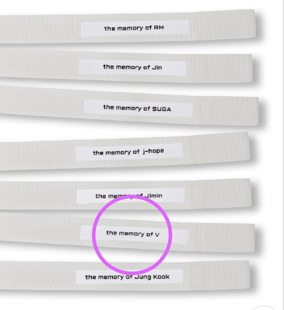 【未使用】BTS RECODE UPCYCLED BACKPACK V(テテ)