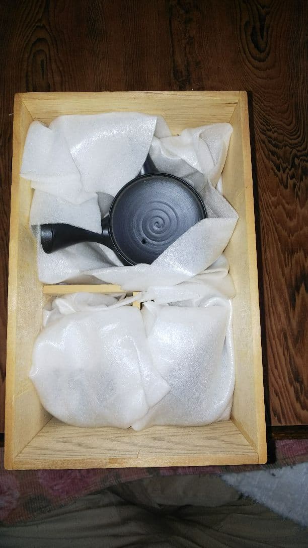 常滑焼 真黒 茶の間揃 高資作