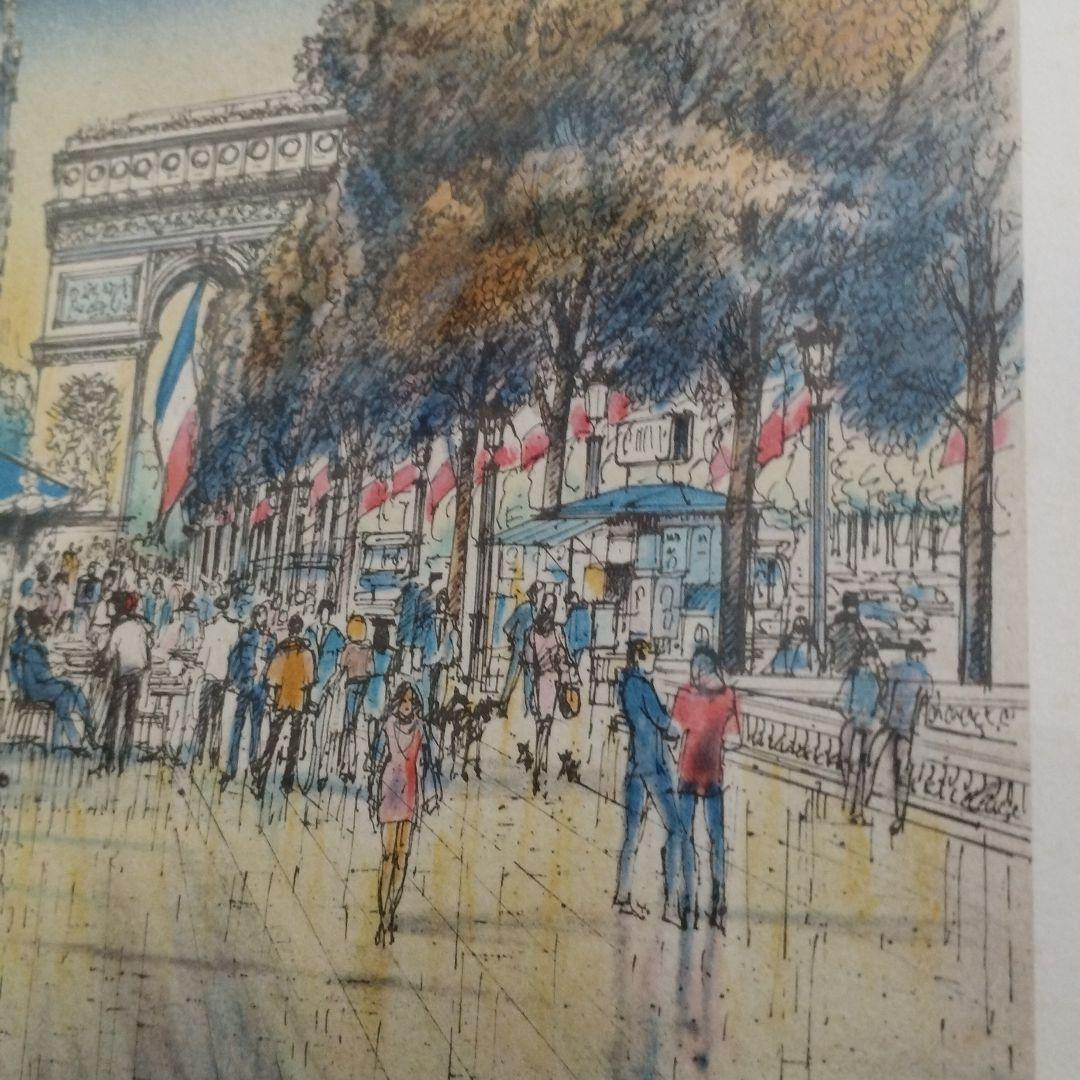 ロルフ・ラフルスキー Rolf Rafflewski リトグラフ パリ凱旋門Ⅱ