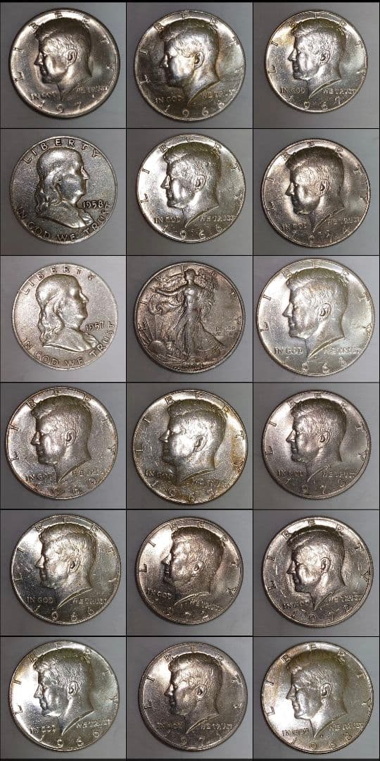 全195枚】旧銀貨・旧アメリカ硬貨