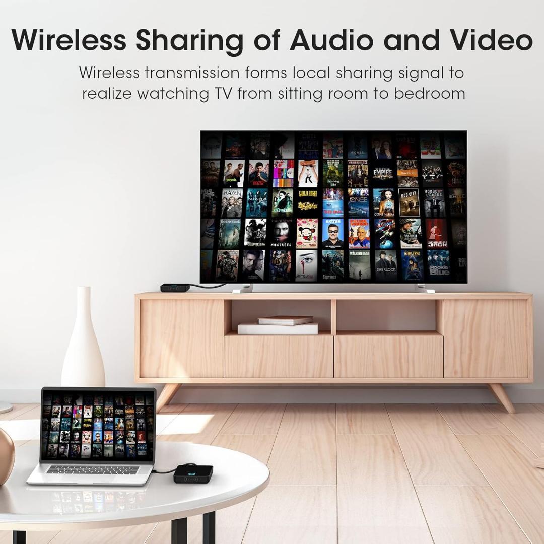 ワイヤレスHDMI❤️ 送信機と受信機 4K/5Ghz/30M 日本技適認証取得