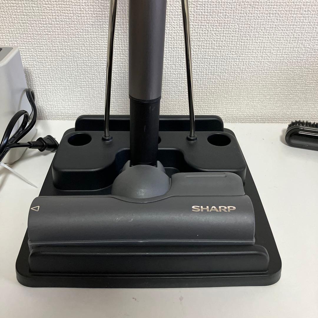 シャープ 充電式掃除機 スティッククリーナー 紙パック式 EC-Y50KR 黒