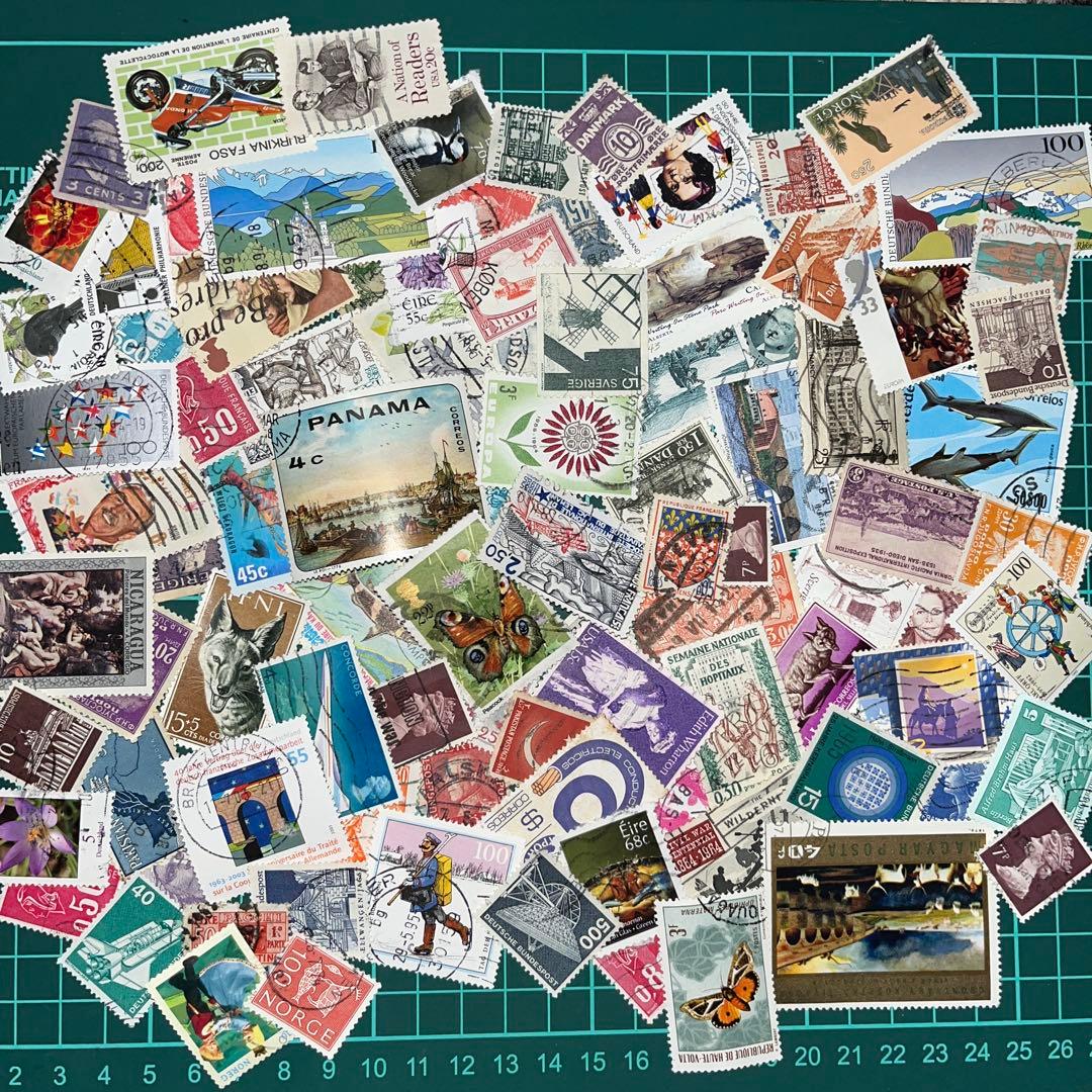 外国切手 ヴィンテージ 古切手 『世界各国 まとめ売り 9 』 - メルカリ