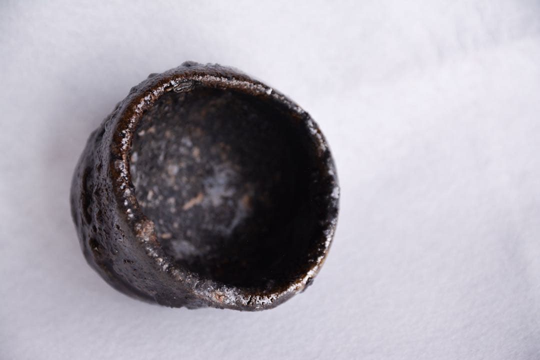 今西公彦】引出黒 酒呑 黒丹波 丹波焼