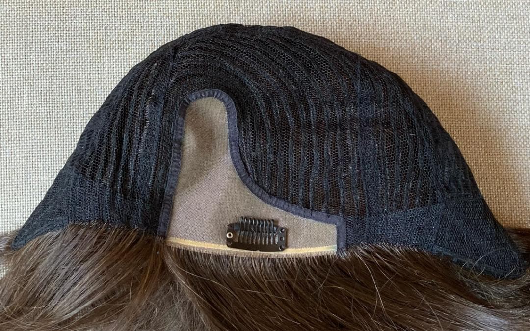 Marnie　JO 人毛MIX　総手植え　レディショート　ダークブラウン