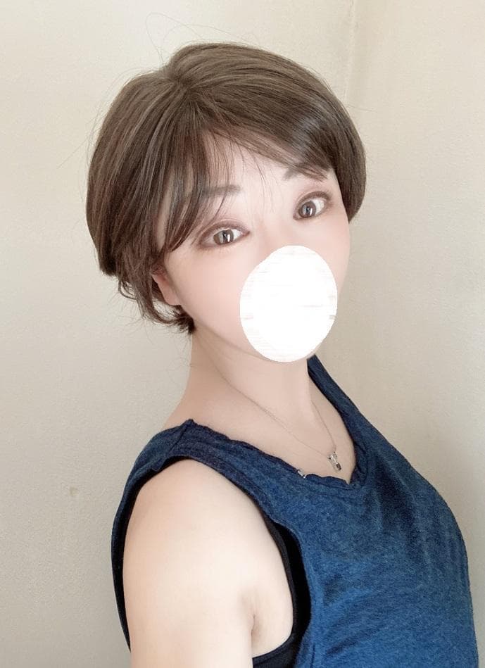 Marnie　JO 人毛MIX　総手植え　レディショート　ダークブラウン