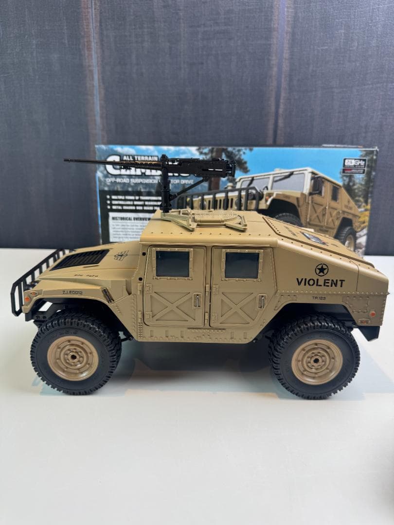 大型 無線リモコン オフロード ミリタリー 無線リモコンカー 技適認証済み