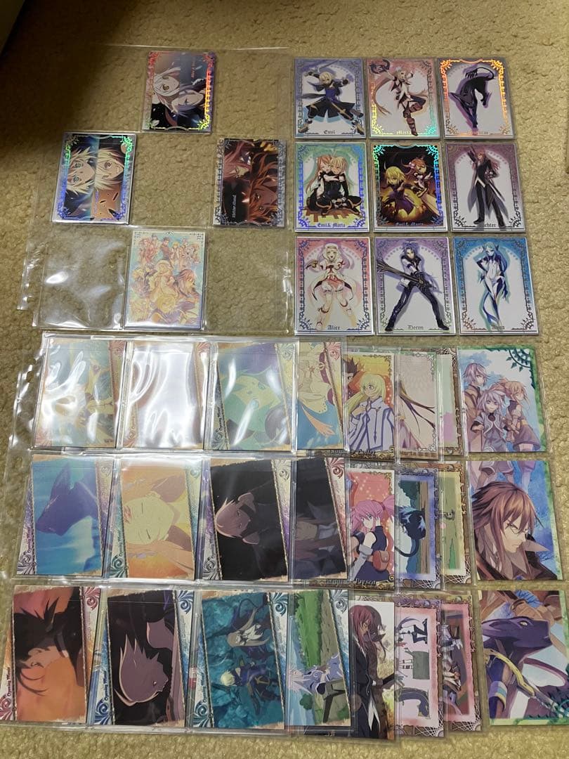 【初版】テイルズオブシンフォニア　ラタトスクの騎士トレーディングカードフルコンプ テイルズオブシンフォニア ラタトスクの騎士」 トレーディングカード