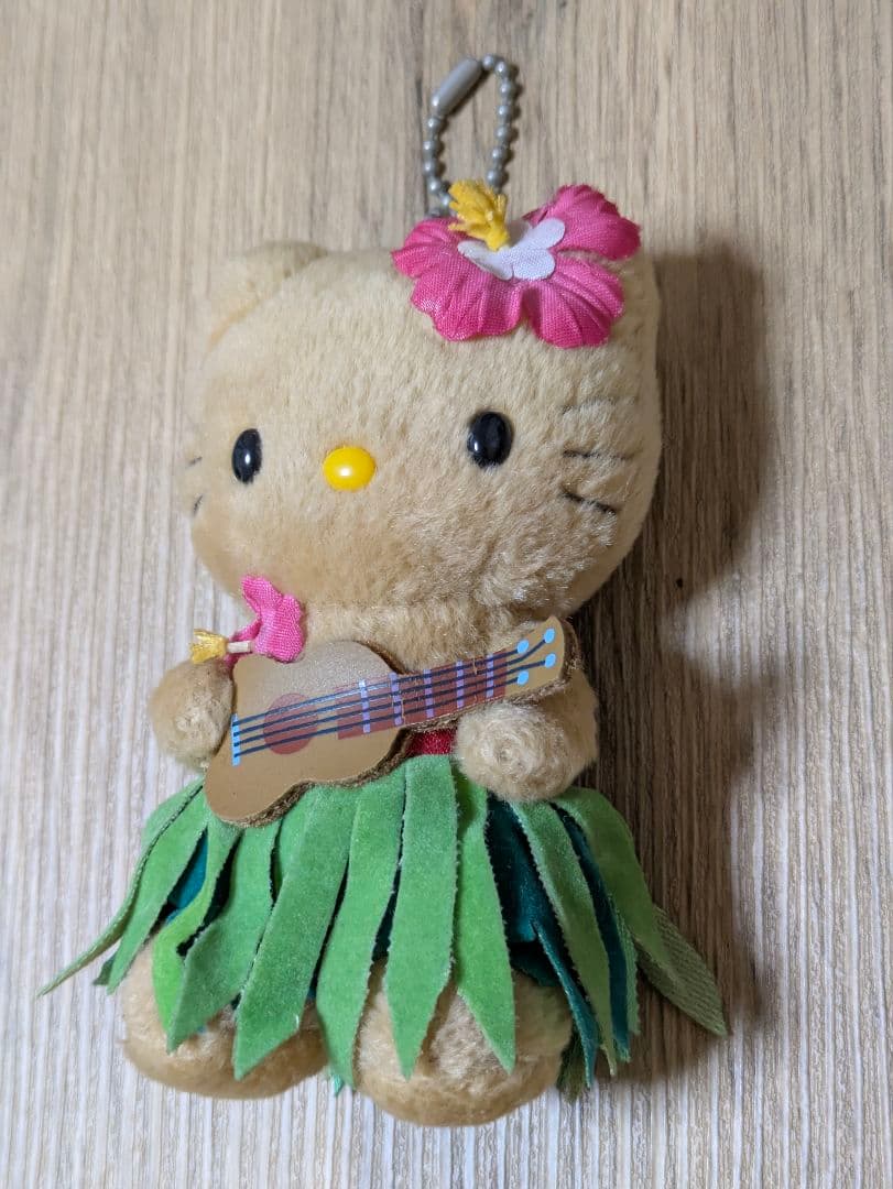 日焼けキティ＆ダニエル ぬいぐるみキーホルダー