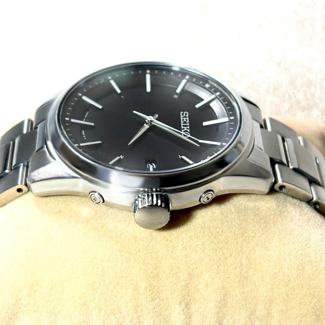SEIKO ソーラー電波 SBTM255 7B24-0BR0ブラック 超美品