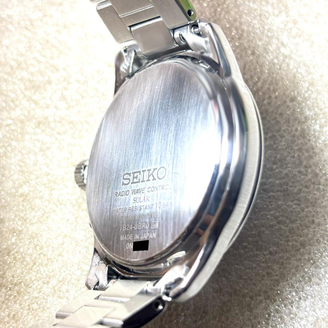 SEIKO ソーラー電波 SBTM255 7B24-0BR0ブラック 超美品