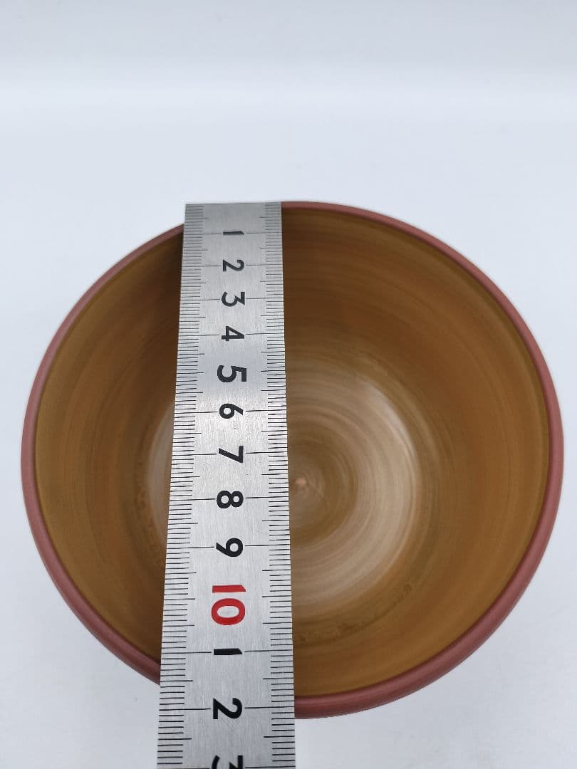 c249 朱泥茶碗 玉翠軒 国三窯 渡辺国三 木箱 茶道具 古物