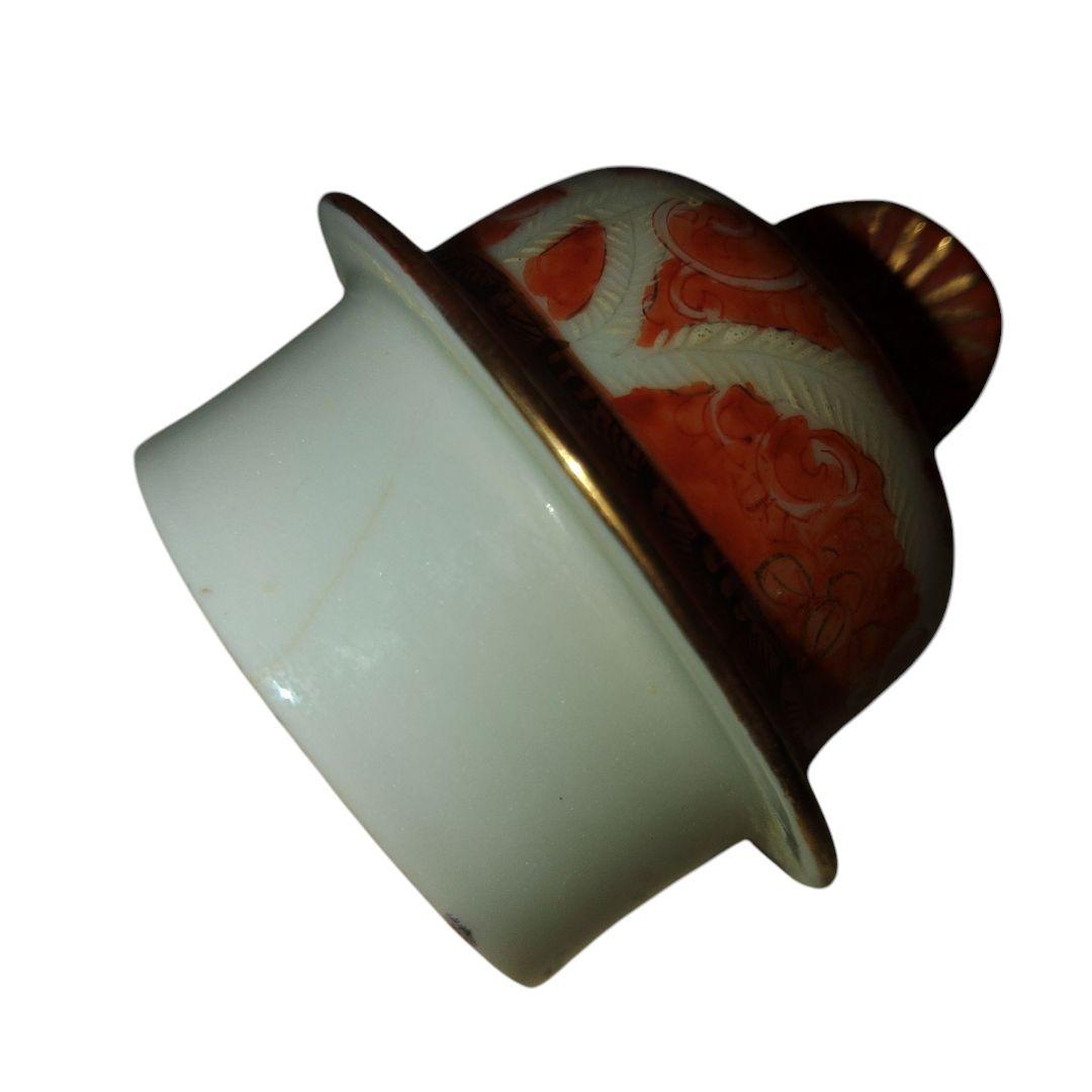 明治美術 横浜 日光造 加藤湖三郎 金彩鳳凰唐草紋図 赤絵急須