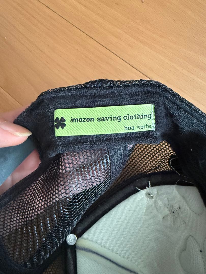 Imozonsavingclothing キャップ クローバー刺繍 mikado