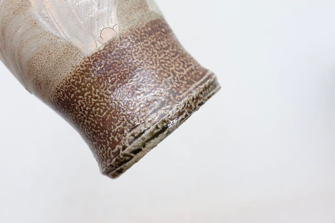 坂田甚内作　刷毛花瓶　花入　送料込み250612