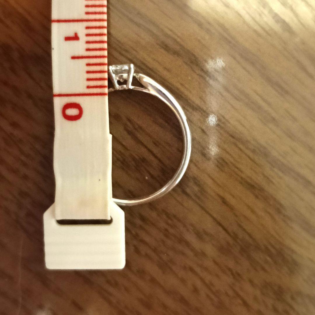 【9号】Tiffany & Co. プラチナ ソリティアリング 0.24カラット