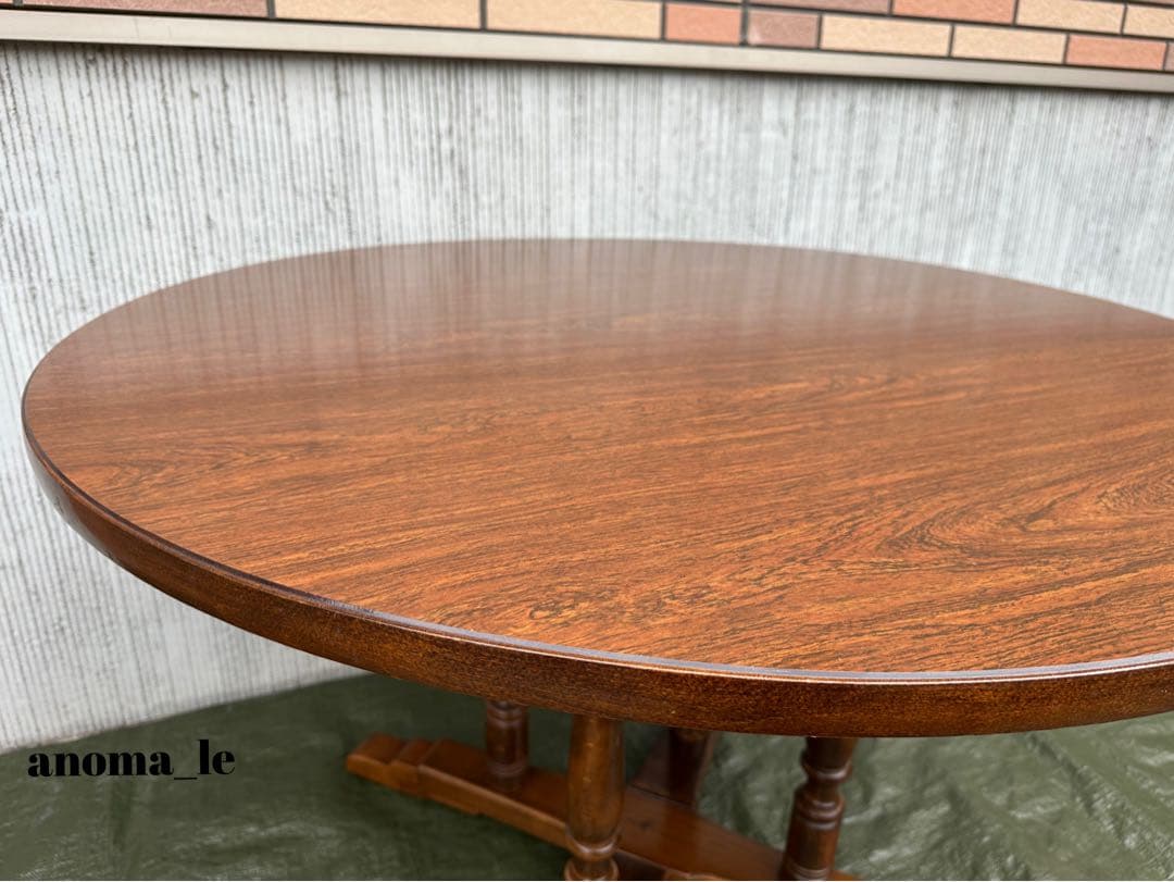 【ダイニングテーブル】飛騨産業　キツツキ　昭和レトロ　ジャパンヴィンテージ◎