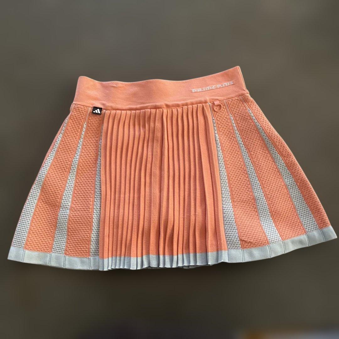 アディダス セットアップ プライムニット プリーツスカート 秋冬ゴルフウェア