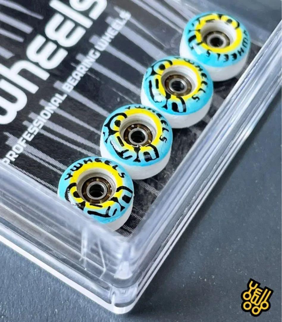 指スケ　YWHEELS Y2 DualW Graphic Blue【ウレタン】