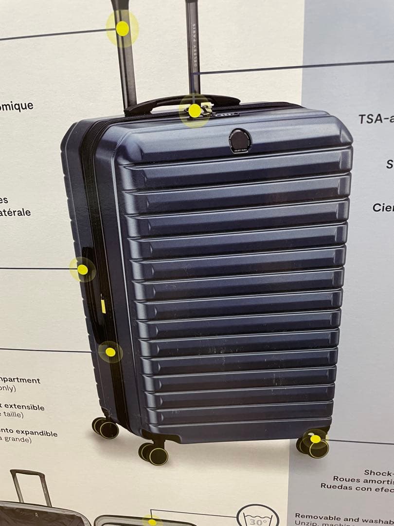 未使用 2個 セット ☆ コストコ DELSEY スーツケース ブルー - メルカリ