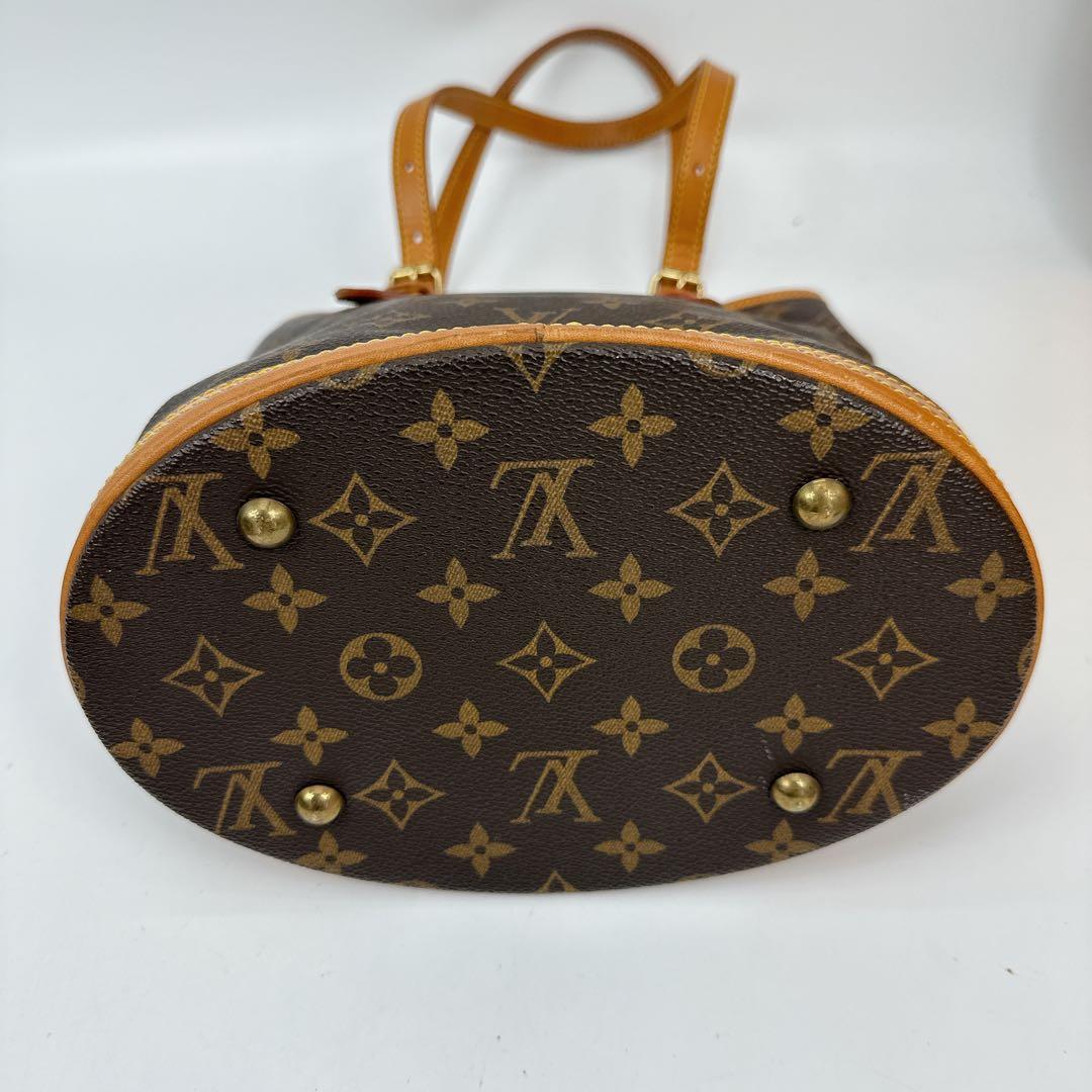 ルイヴィトン　バケツ　バッグ　モノグラム