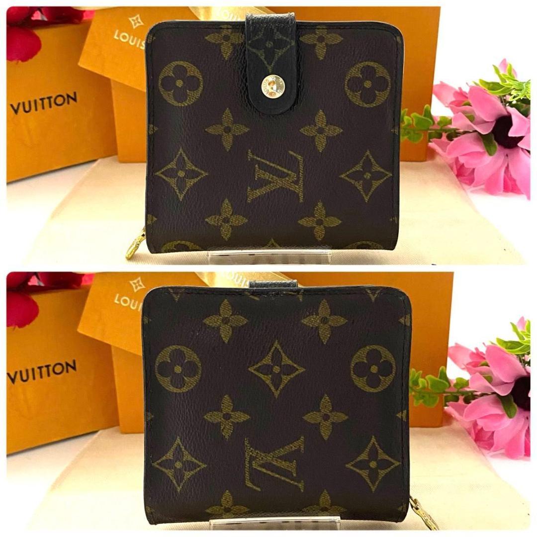 ルイ ヴィトン◎コンパクトジップ ラウンドファスナー 二つ折り