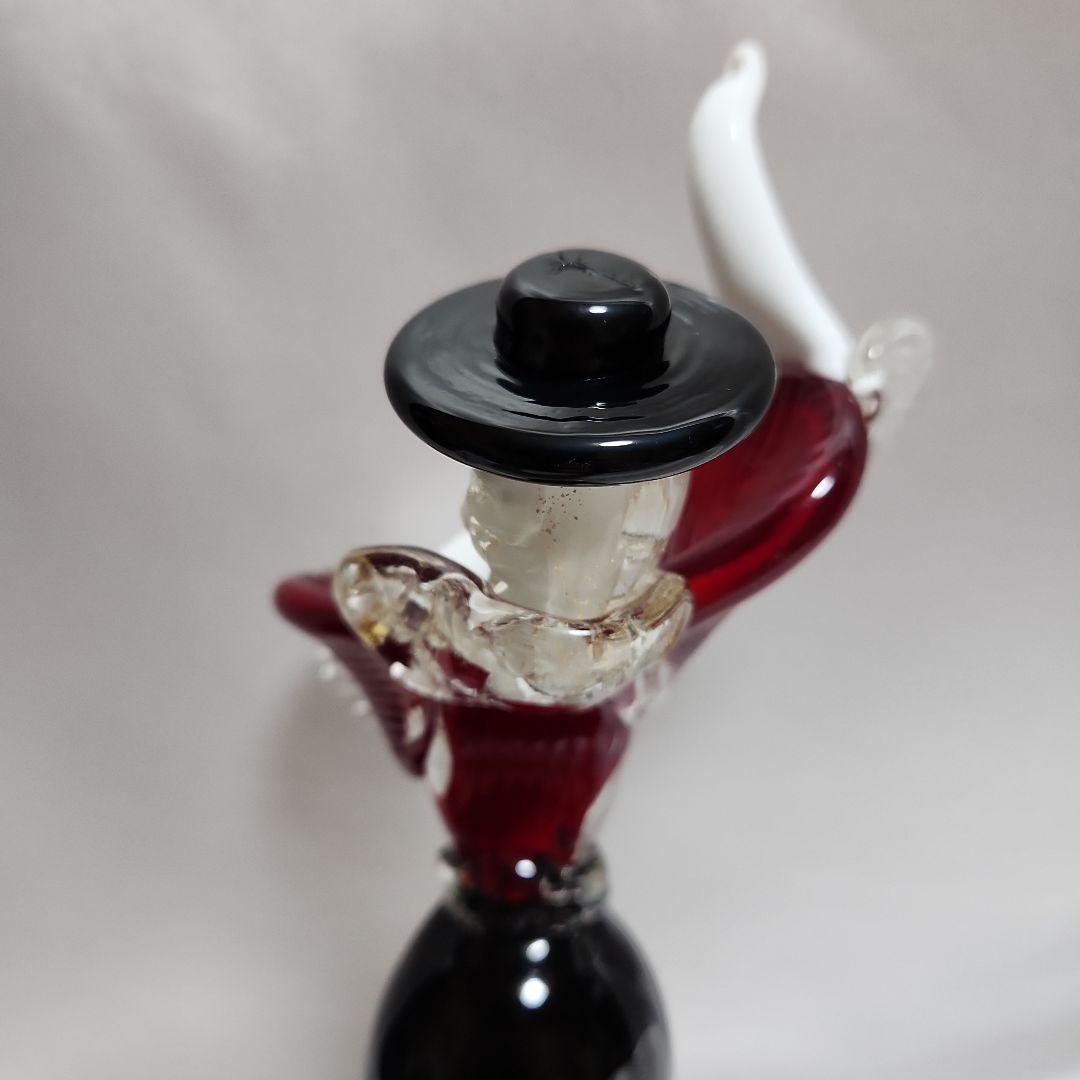 ま*ん様 ベネチアンガラス ペアドール ムラーノガラス ダンス イタリア