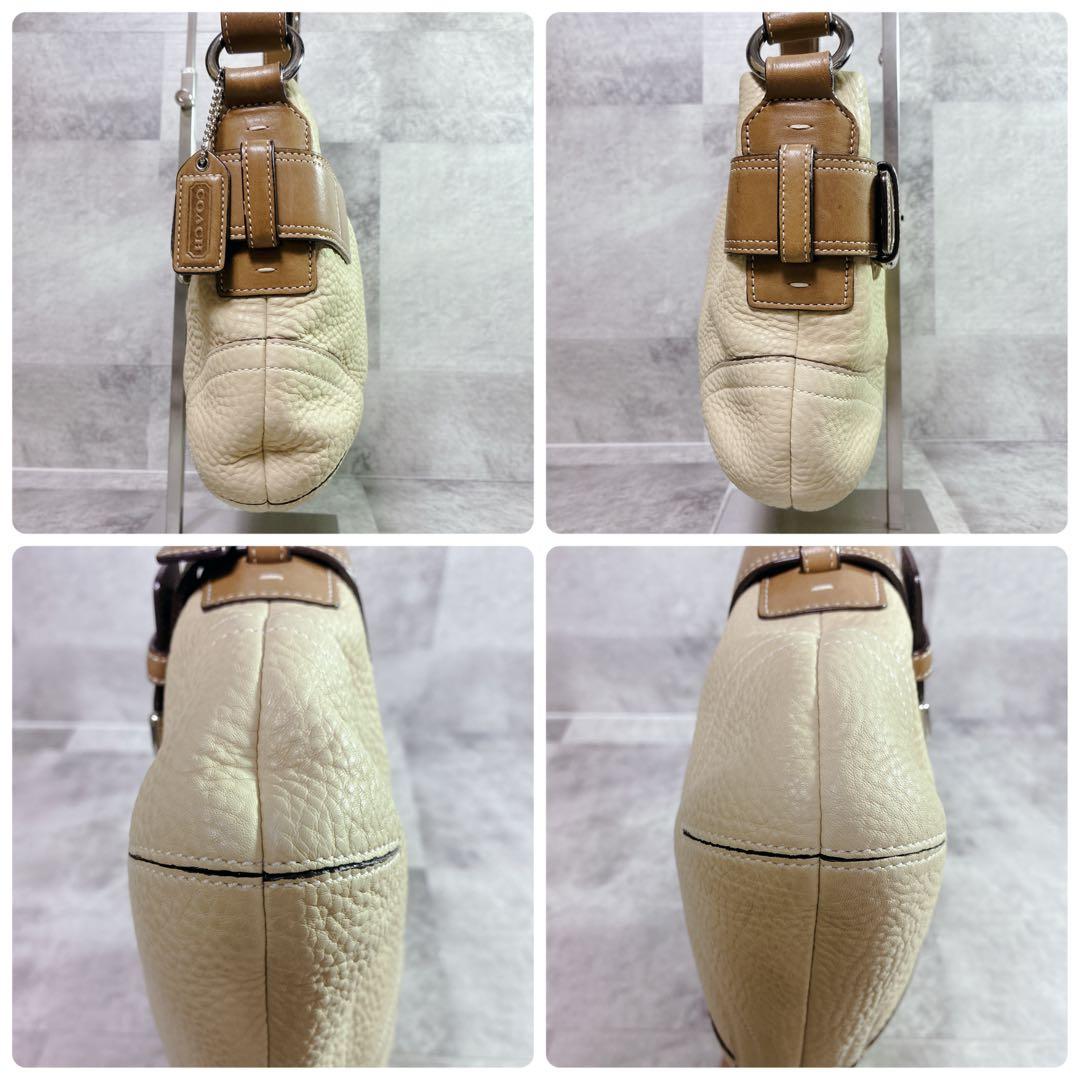 バッグ COACH SOHO ONESHOULDERBAG LEATHER BEGIE