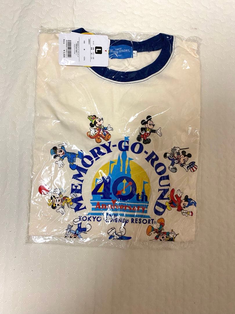 未開封！ ディズニーリゾート40周年 メモリーゴーラウンド Tシャツ