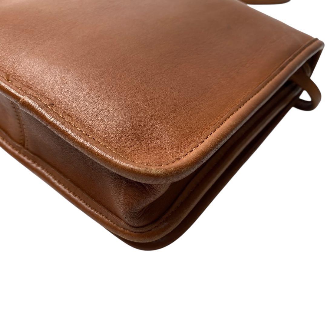 old coach オールドコーチ ショルダーバッグ オールレザー ターンロック