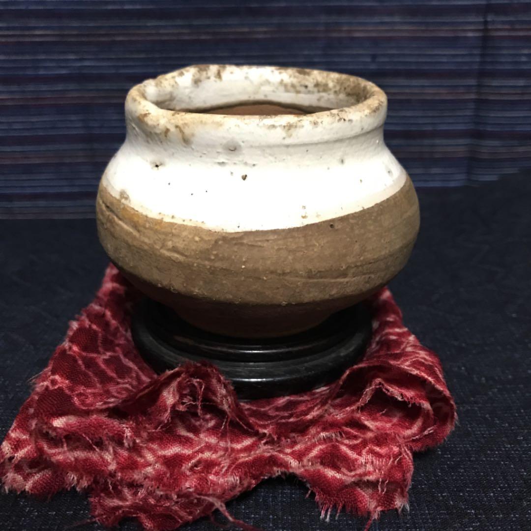 酒器コレクターより 磁州窯 壺盃 本物保証