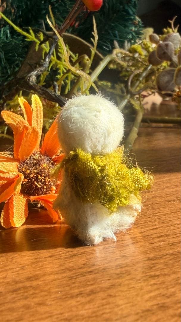 moriのえほん様 小さいアヒル ぬいぐるみ ミニチュア ハンドメイド