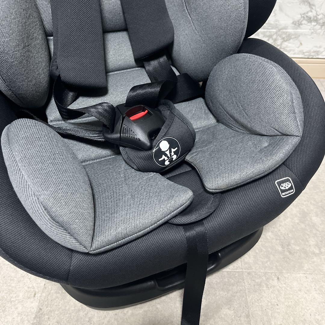 アイリスプラザ ISOFIX固定 チャイルドシート 回転式【美品】