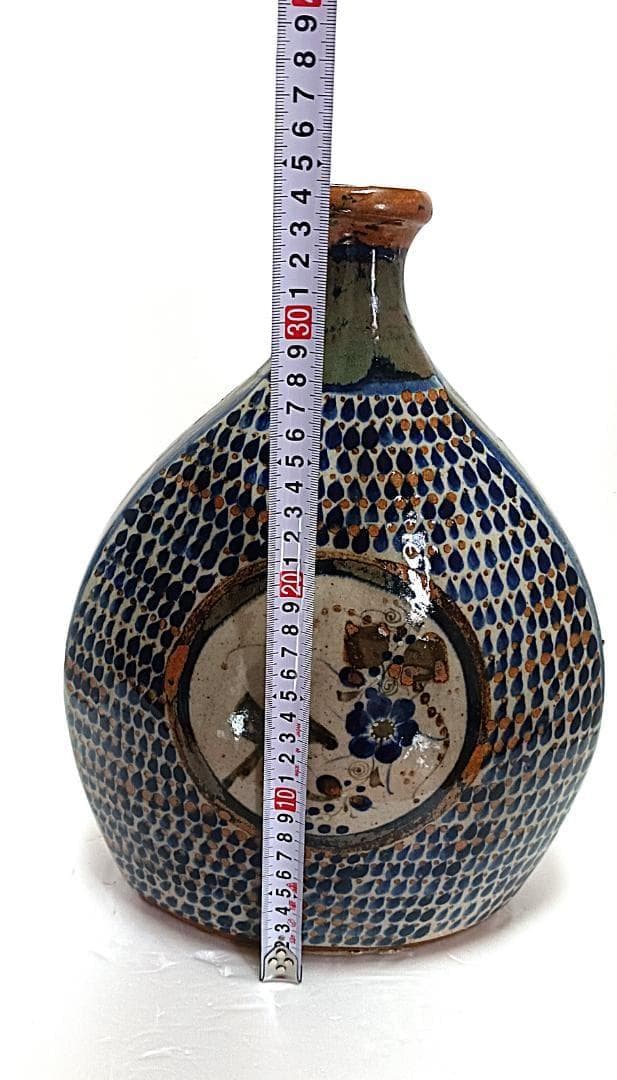 トナラ焼 フォークアート 民族 花瓶 フラワーベース メキシコ - メルカリ