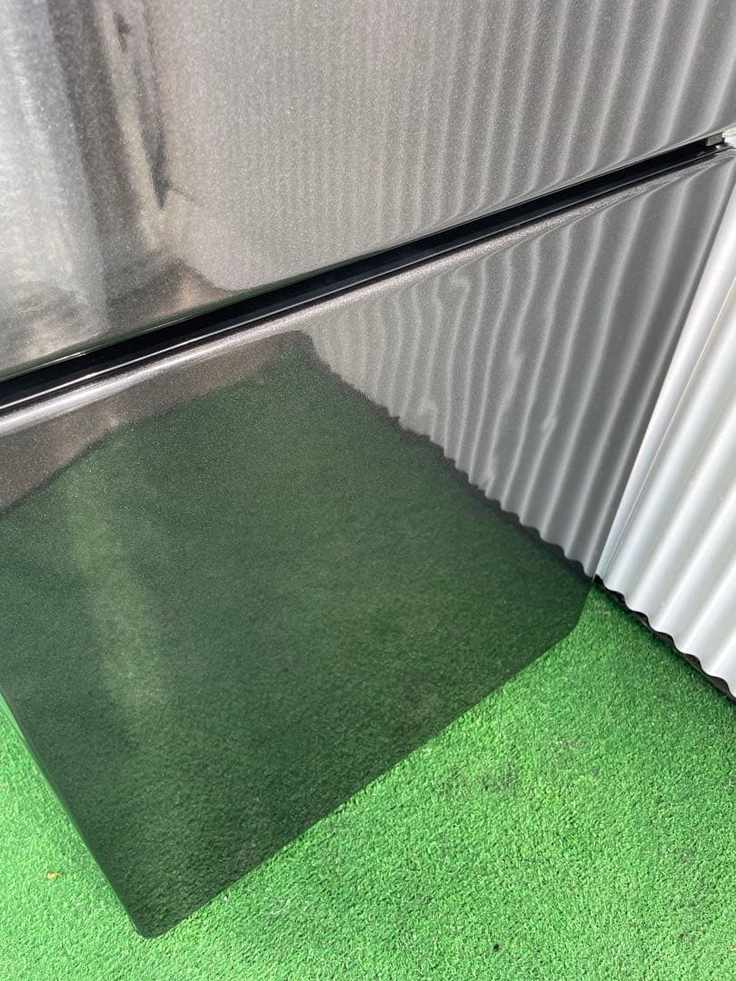 953 ユーイング おしゃれブラック2ドア冷蔵庫 右開き 一人暮らし 単身